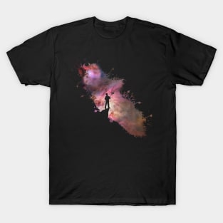 Starry sky painter supernova space star T-Shirt